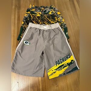 3 Green Bay Packers Swimming Trunks